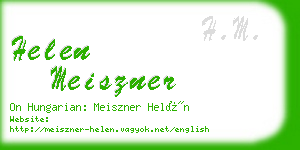helen meiszner business card